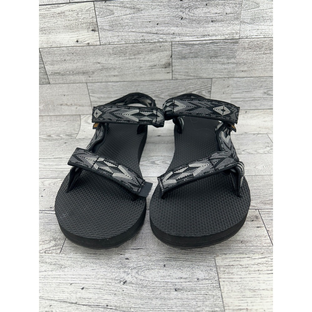 Teva Original Universal Sandals Black Geometric Strap Sport Outdoor Size 7 - Picture 2 of 10